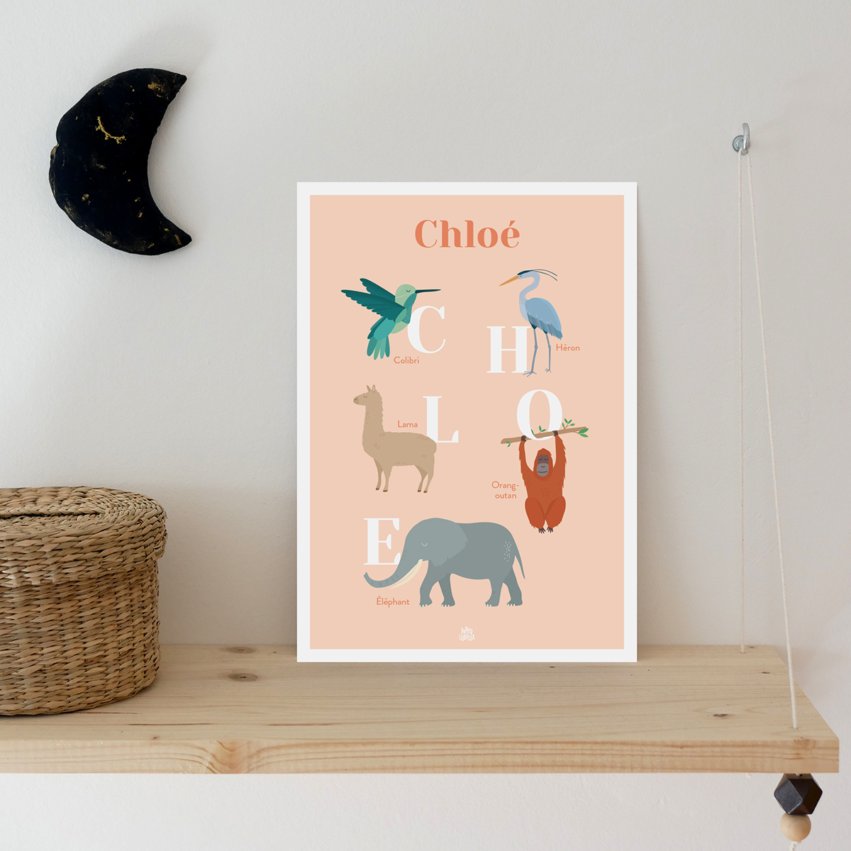 Affiche personnalisée animaux