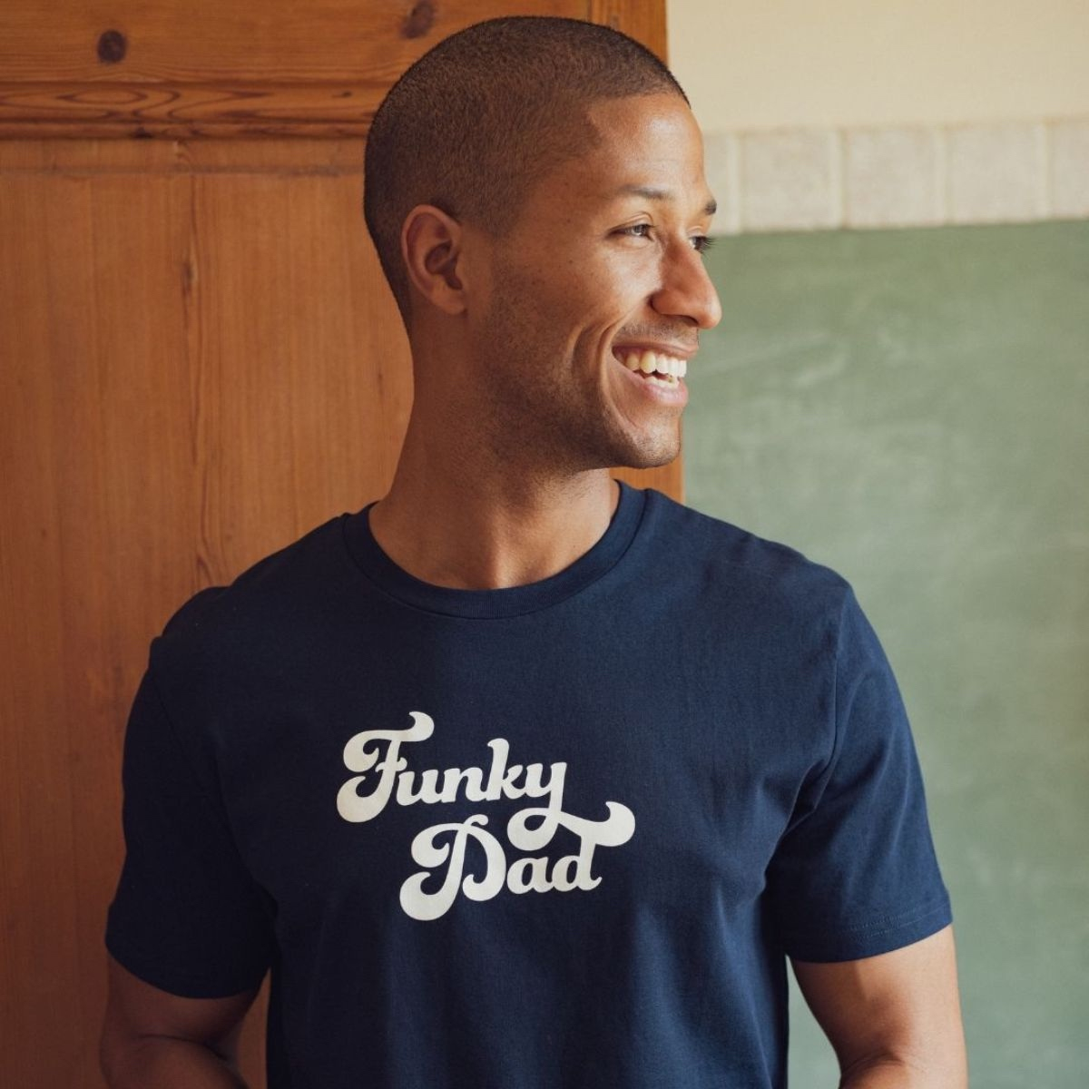 T-shirt Funky Dad - Navy